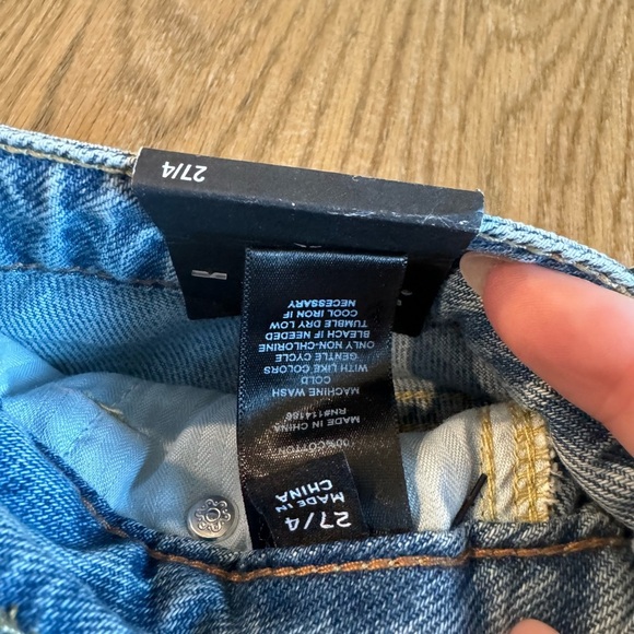 Frye Front-Slit Seamed Denim Maxi Skirt - Picture 7 of 8